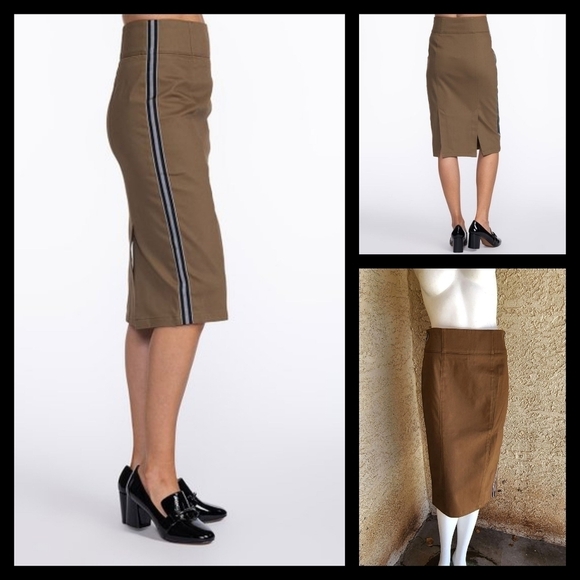Love Over H8 | Army Wolfe Pencil Skirt - Picture 1 of 9